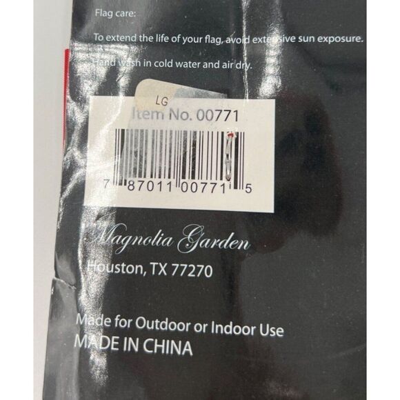 Magnolia Garden Marines Thin Line Decorative House Flag 29" x 42" - Picture 7 of 7